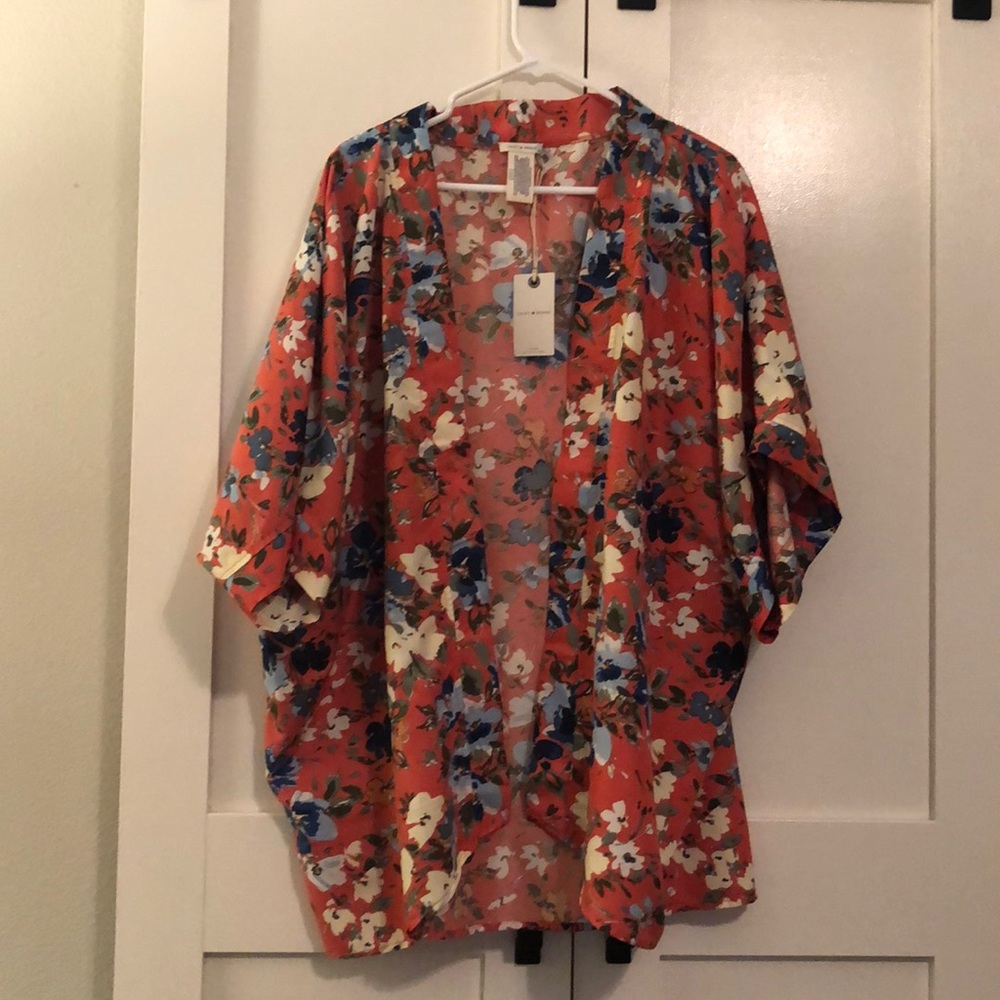 Lucky Brand floral kimono
